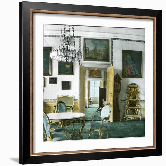 Fredensborg Castle (Denmark), the Cabinet of the Russian Emperor Alexander III (1845-1894)-Leon, Levy et Fils-Framed Photographic Print