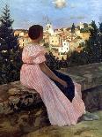 Bazille: Pink Dress, 1864-Frederic Bazille-Giclee Print