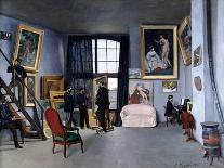 Bazille's Studio-Frederic Bazille-Framed Giclee Print