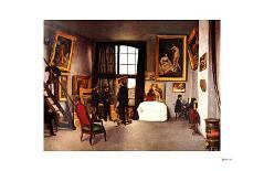 The Painter’s Atelier in the Rue de la Condamine, c.1870-Frederic Bazille-Framed Art Print