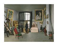 The Painter’s Atelier in the Rue de la Condamine, c.1870-Frederic Bazille-Art Print
