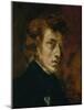 Frederic Chopin (1809-1849), Polish-French Composer-Eugene Delacroix-Mounted Giclee Print