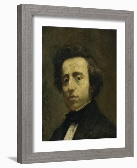 Fréderic Chopin (1810-1849), musicien-Thomas Couture-Framed Giclee Print