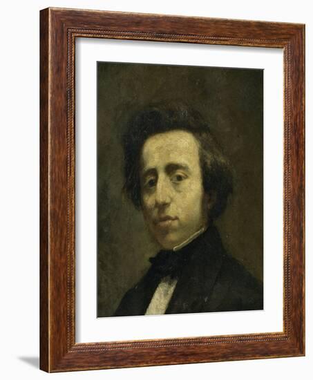 Fréderic Chopin (1810-1849), musicien-Thomas Couture-Framed Giclee Print