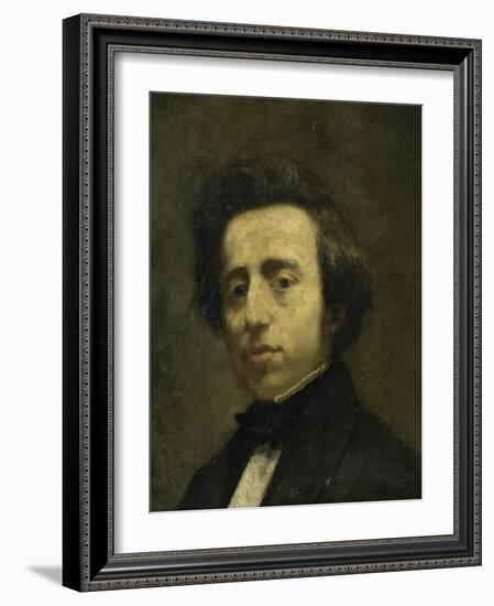 Fréderic Chopin (1810-1849), musicien-Thomas Couture-Framed Giclee Print