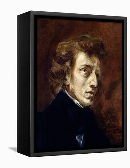 Frederic Chopin (1810-49) 1838-Eugene Delacroix-Framed Premier Image Canvas