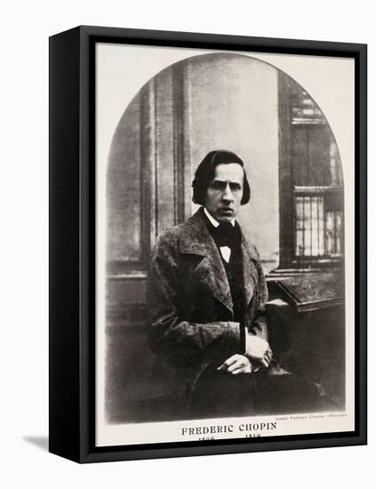 Frederic Chopin (1810-49) Engraved from a Daguerrotype-null-Framed Premier Image Canvas