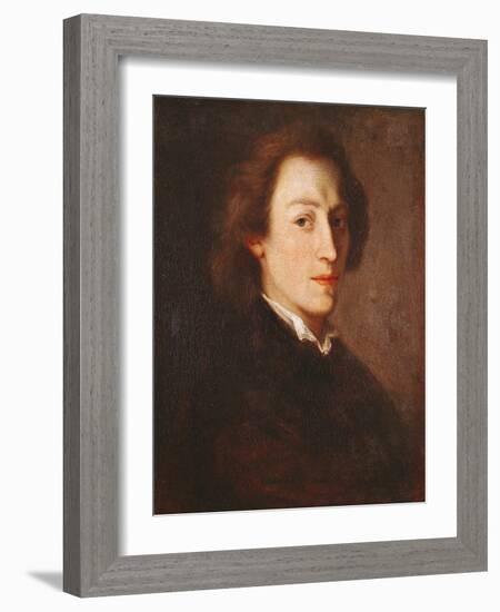 Frederic Chopin (1810-49)-Ary Scheffer-Framed Giclee Print