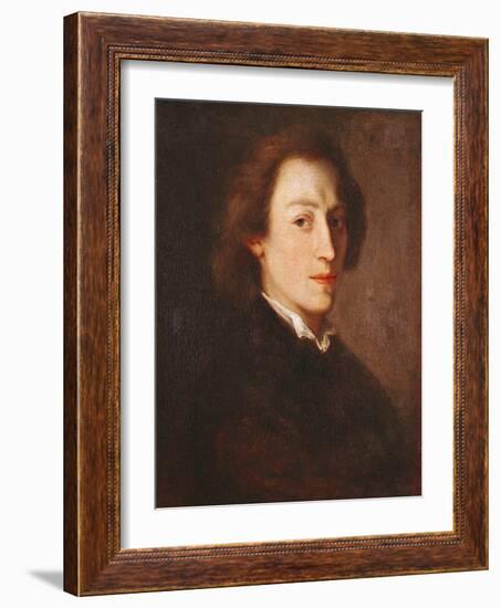 Frederic Chopin (1810-49)-Ary Scheffer-Framed Giclee Print