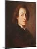 Frederic Chopin (1810-49)-Ary Scheffer-Mounted Giclee Print