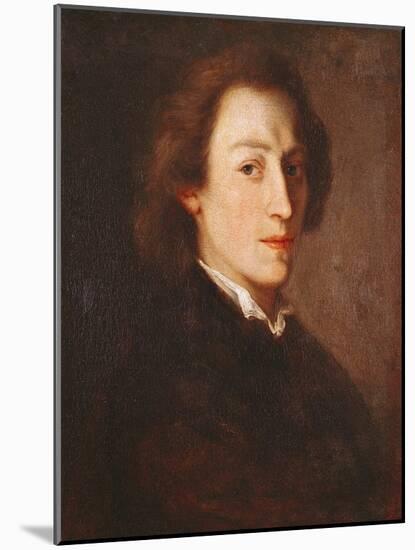 Frederic Chopin (1810-49)-Ary Scheffer-Mounted Giclee Print