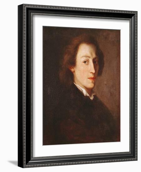 Frederic Chopin (1810-49)-Ary Scheffer-Framed Giclee Print