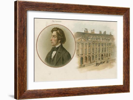 Frederic Chopin, Polish, Composer and Virtuoso Pianist-null-Framed Giclee Print