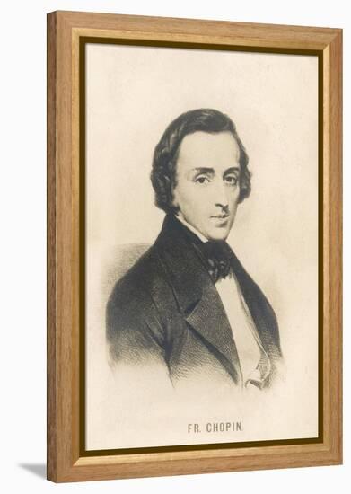 Frederic Chopin Polish Composer-null-Framed Premier Image Canvas