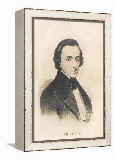 Frederic Chopin Polish Composer-null-Framed Premier Image Canvas