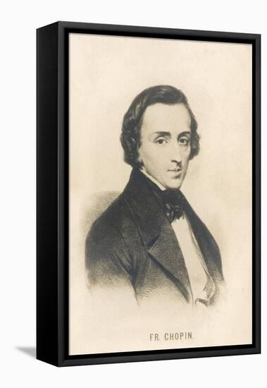 Frederic Chopin Polish Composer-null-Framed Premier Image Canvas