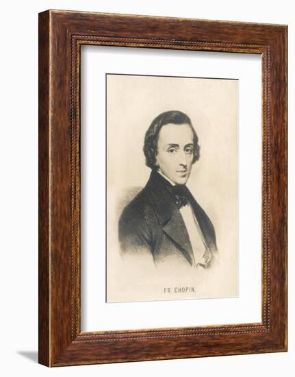 Frederic Chopin Polish Composer-null-Framed Photographic Print