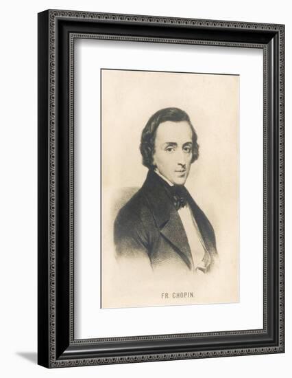 Frederic Chopin Polish Composer-null-Framed Photographic Print