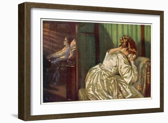 Frederic Chopin Polish Musician at the End of His Life-F. Ullrich-Framed Art Print