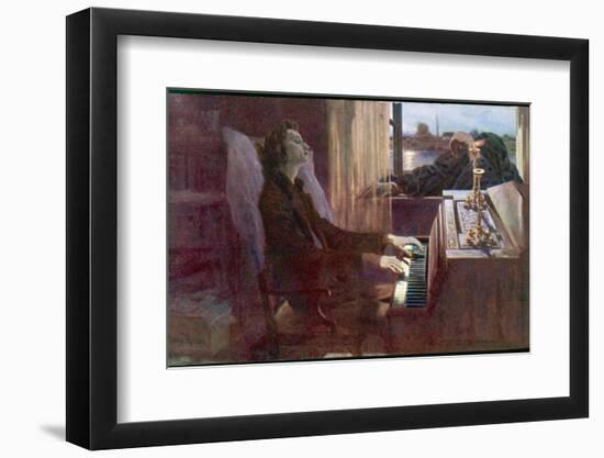 Frederic Chopin Polish Musician the Last Notes-null-Framed Photographic Print