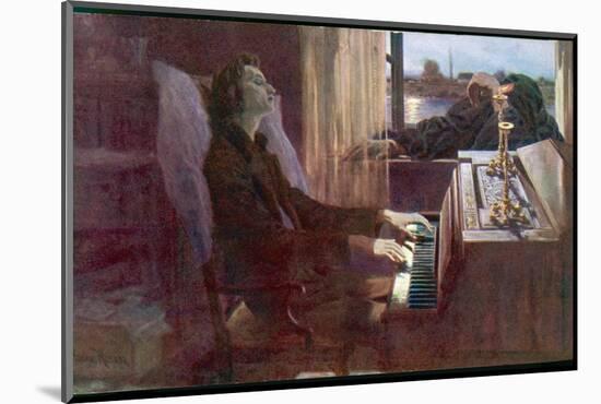 Frederic Chopin Polish Musician the Last Notes-null-Mounted Photographic Print