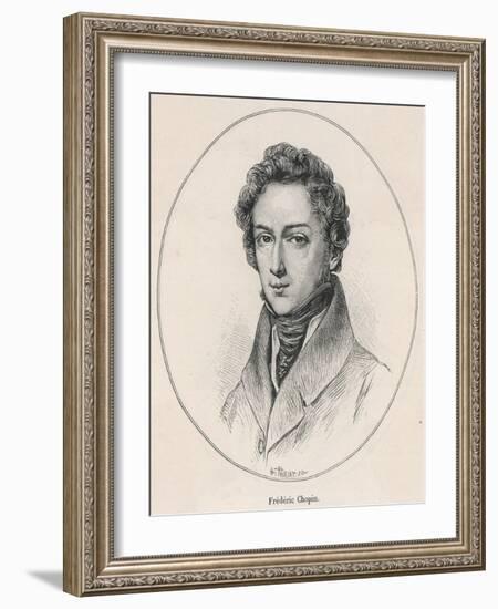 Frederic Chopin Polish Musician-null-Framed Art Print