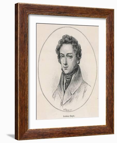 Frederic Chopin Polish Musician-null-Framed Art Print