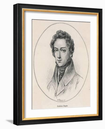 Frederic Chopin Polish Musician-null-Framed Art Print