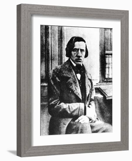 Frédéric Chopin, Polish Pianist and Composer, 1849-Louis-Auguste Bisson-Framed Giclee Print