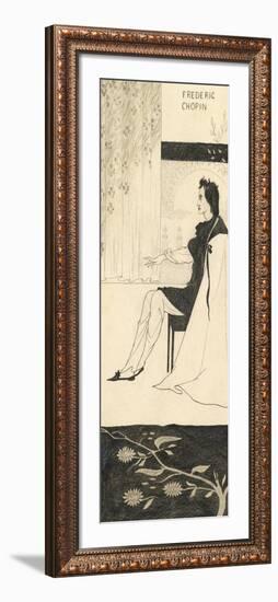 Frederic Chopin-Aubrey Beardsley-Framed Giclee Print