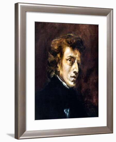 Frederic Chopin-Eugene Delacroix-Framed Giclee Print