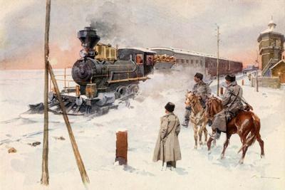 The Trans-Siberian Railway Giclee Print - Frederic De Haenen | Art.com