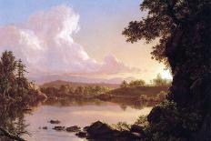 Dusk (Sunset)-Frederic Edwin Church-Art Print