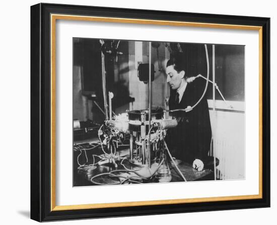 Frederic Joliot, French Physicist, C1930-null-Framed Giclee Print