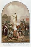 Joan of Arc at the Stake, 30 May 1431, 1861-Frederic Legrip-Mounted Giclee Print