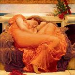 Music Lesson-Frederic Leighton-Art Print