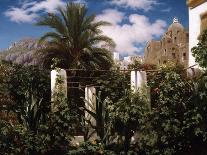 Garden of an Inn, Capri, C.1859 (Oil on Canvas)-Frederic Leighton-Giclee Print