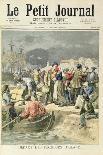 Death of Lieutenant Lecerf, Battle of Napa, Nigeria, 1894-Frederic Lix-Giclee Print