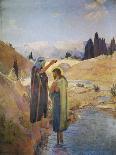 The Baptism of Christ in the Waters of the Jordan, 1917-Frederic Montenard-Premier Image Canvas