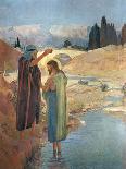 The Baptism of Christ in the Waters of the Jordan, 1917-Frederic Montenard-Mounted Giclee Print