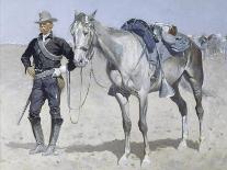 Jack's Man William, a Modern Sancho Panza (Brush, Pen and Ink and Gouache on Paper)-Frederic Remington-Giclee Print