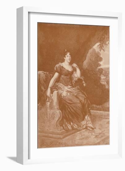 'Frederica Catherine Sophia Dorothea...Queen of Westphalia', c1810, (1896)-Unknown-Framed Giclee Print