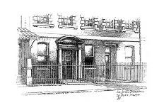 Leigh Hunt's House, Chelsea, London, 1912-Frederick Adcock-Mounted Giclee Print