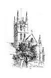 Southwark Cathedral, London, 1912-Frederick Adcock-Giclee Print