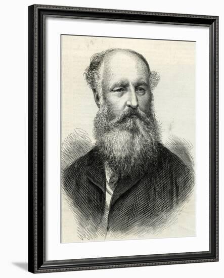 Frederick Arrow (D.1875) from the 'Illustrated London News' 31st July, 1875-null-Framed Giclee Print