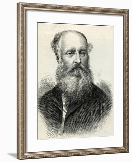 Frederick Arrow (D.1875) from the 'Illustrated London News' 31st July, 1875-null-Framed Giclee Print