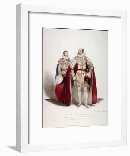 Frederick Augustus, Duke of York in the Coronation Dress and Robes of Estate, 1824-Samuel William Reynolds-Framed Giclee Print