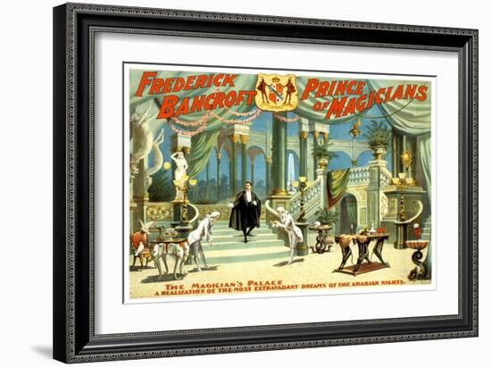 Frederick Bancroft, Prince of Magicians-null-Framed Art Print