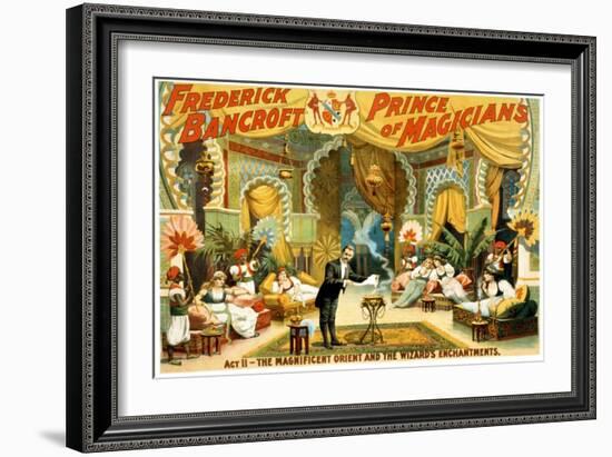 Frederick Bancroft, Prince of Magicians-null-Framed Art Print