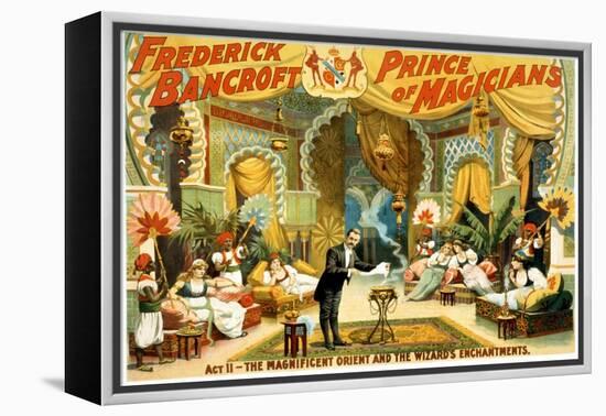 Frederick Bancroft, Prince of Magicians-null-Framed Stretched Canvas